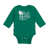 I'll Have The Breast Please Long Sleeve Baby Bodysuit