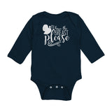 I'll Have The Breast Please Long Sleeve Baby Bodysuit