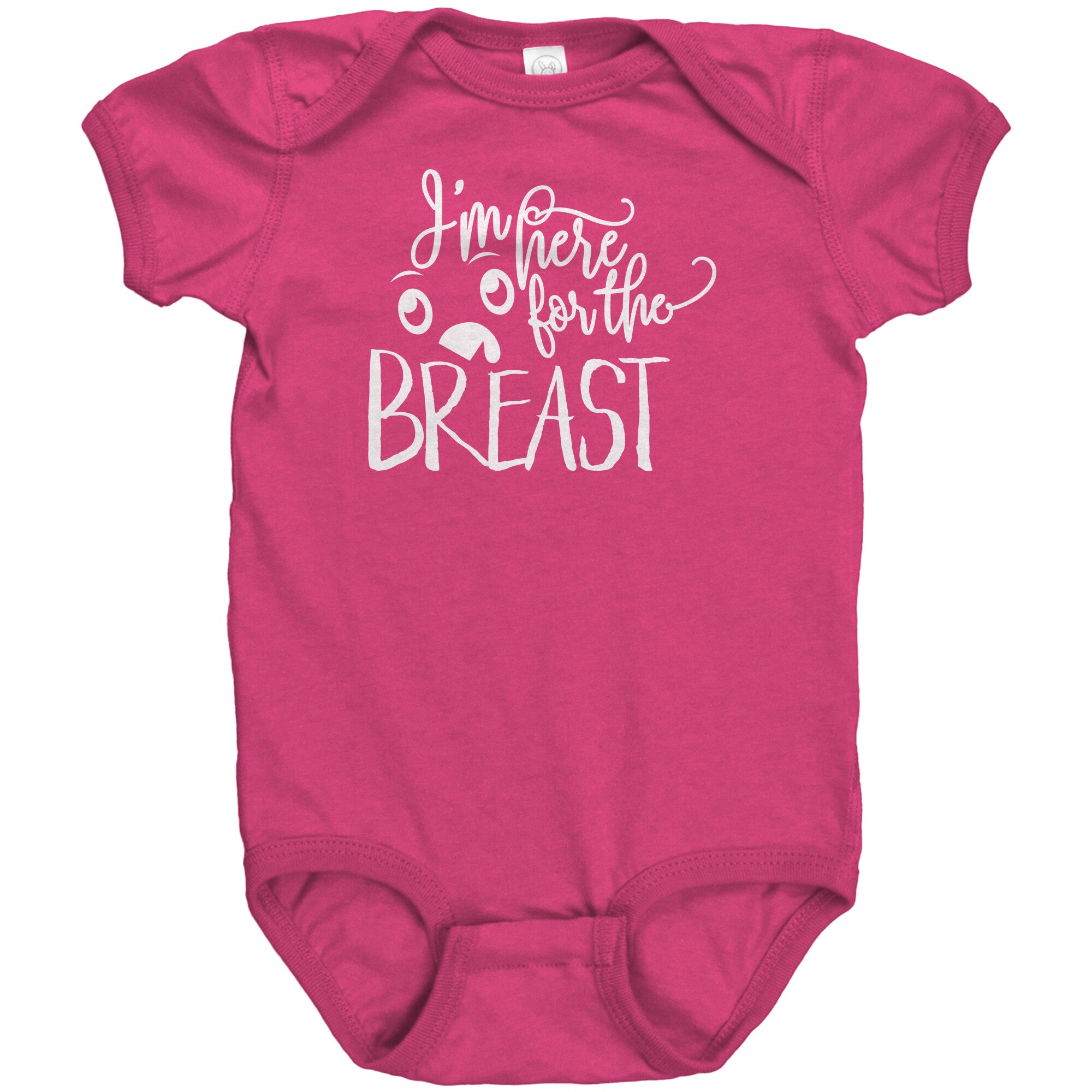 I'm Here For The Breast Baby Bodysuit NB - 24 Months