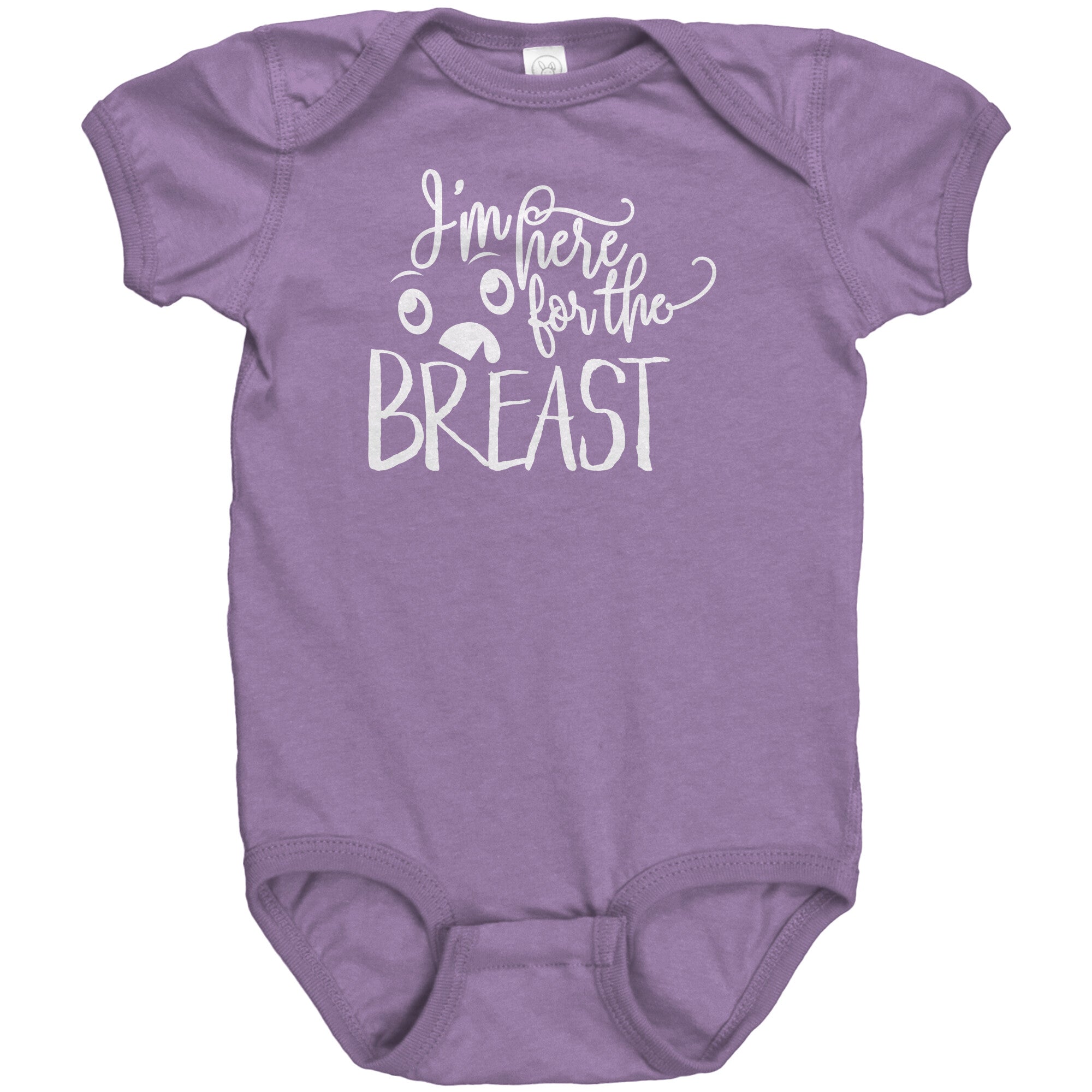 I'm Here For The Breast Baby Bodysuit NB - 24 Months