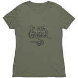 I'm His Ghoul Skeleton Hand Womens T-Shirt