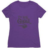 I'm His Ghoul Skeleton Hand Womens T-Shirt