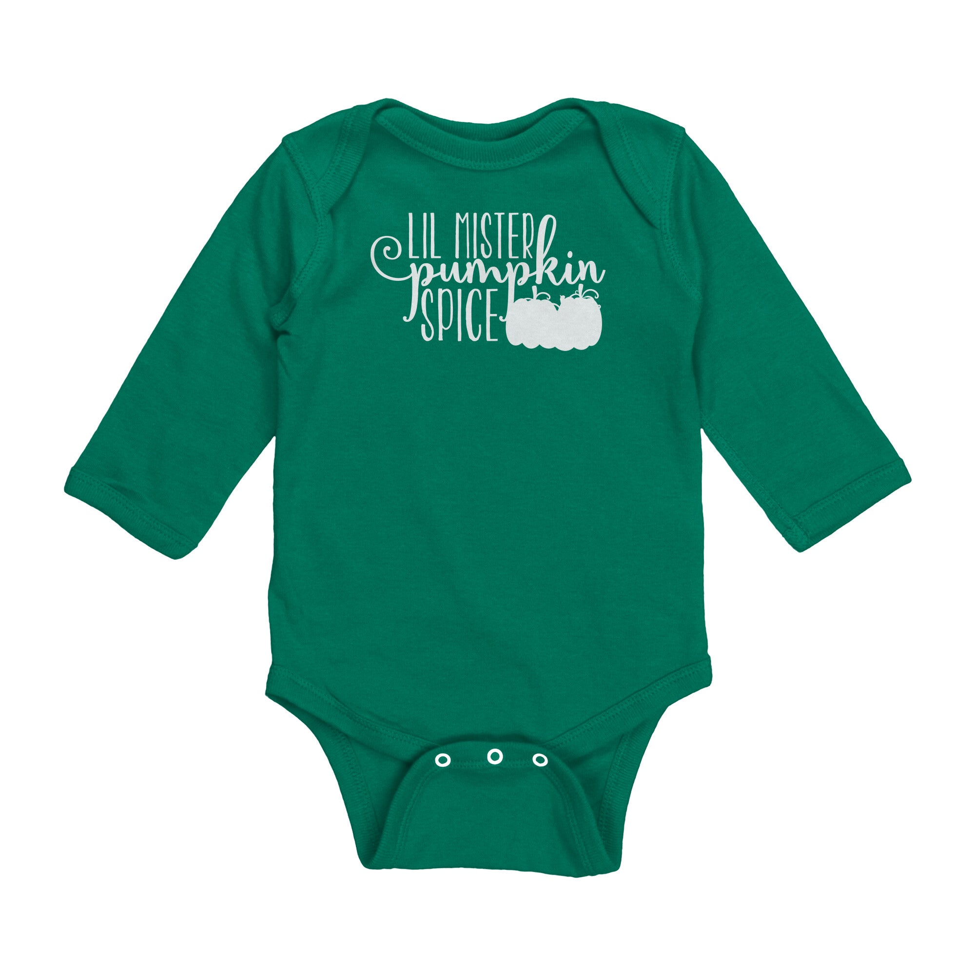 Lil Mister Pumpkin Spice Long Sleeve Baby Bodysuit