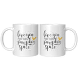 Love You More Than Pumpkin Spice 11oz Accent Coffee Mug