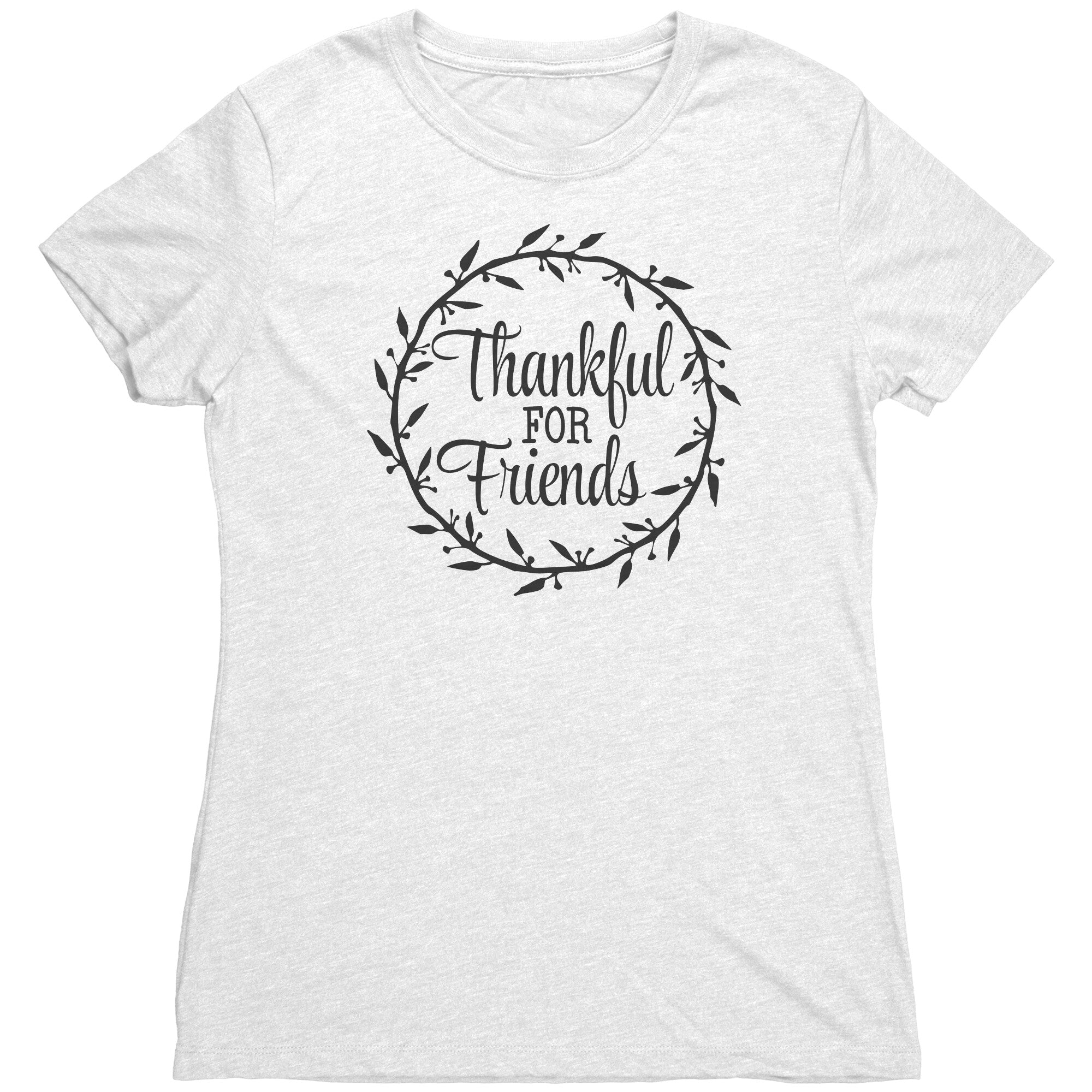 Thankful for Friends Wreath T-Shirt