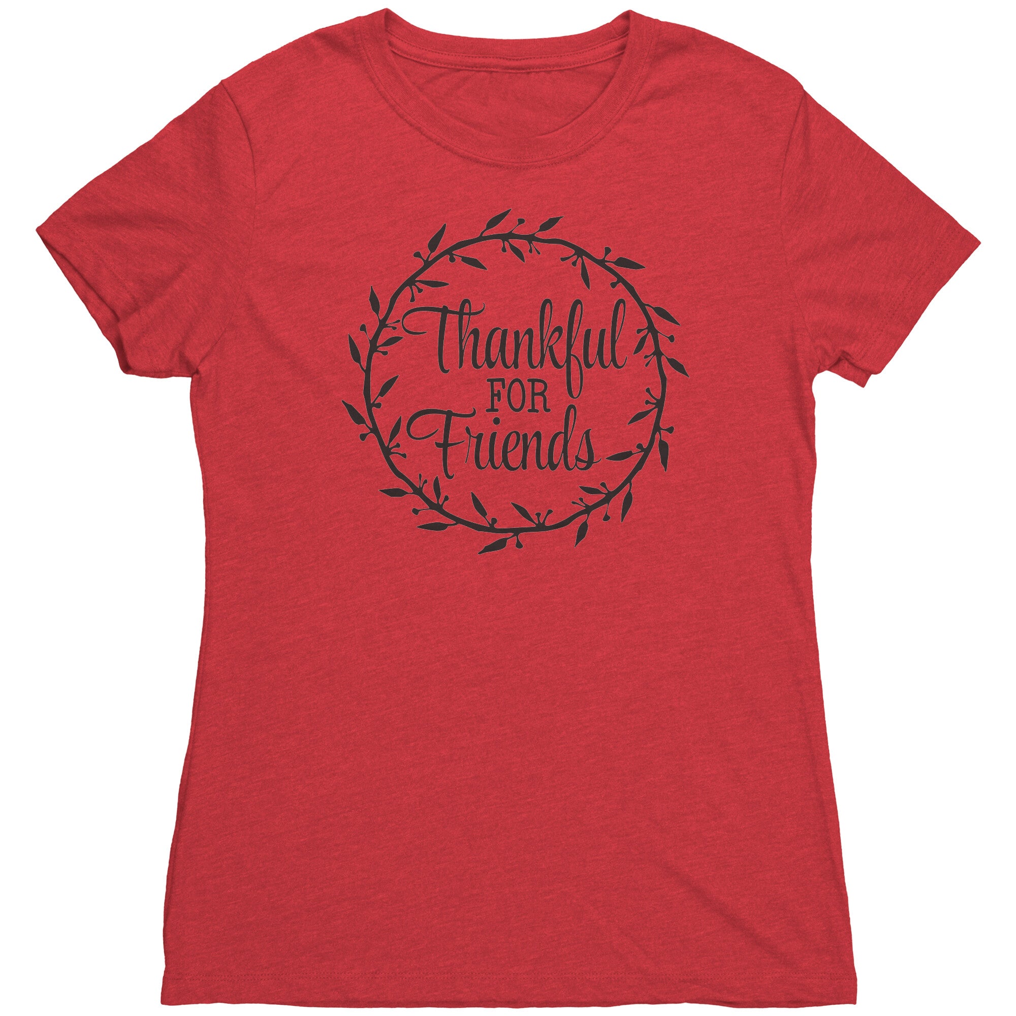 Thankful for Friends Wreath T-Shirt
