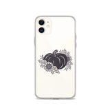 Floral Pumpkin iPhone Case