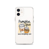 Pumpkin Spice and Everything Nice iPhone Case