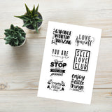 Self Love Club Sticker Set