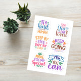 Colorful Kindness Sticker Sheet