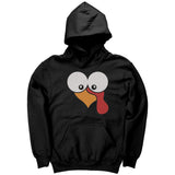 Gobble Gobble Turkey Face Youth Hoodie