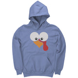 Gobble Gobble Turkey Face Youth Hoodie