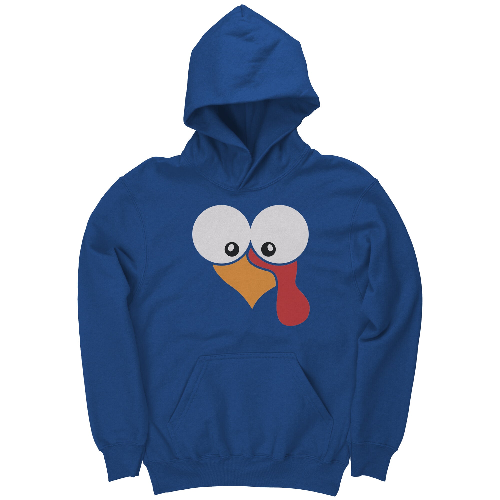 Gobble Gobble Turkey Face Youth Hoodie
