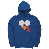 Gobble Gobble Turkey Face Youth Hoodie