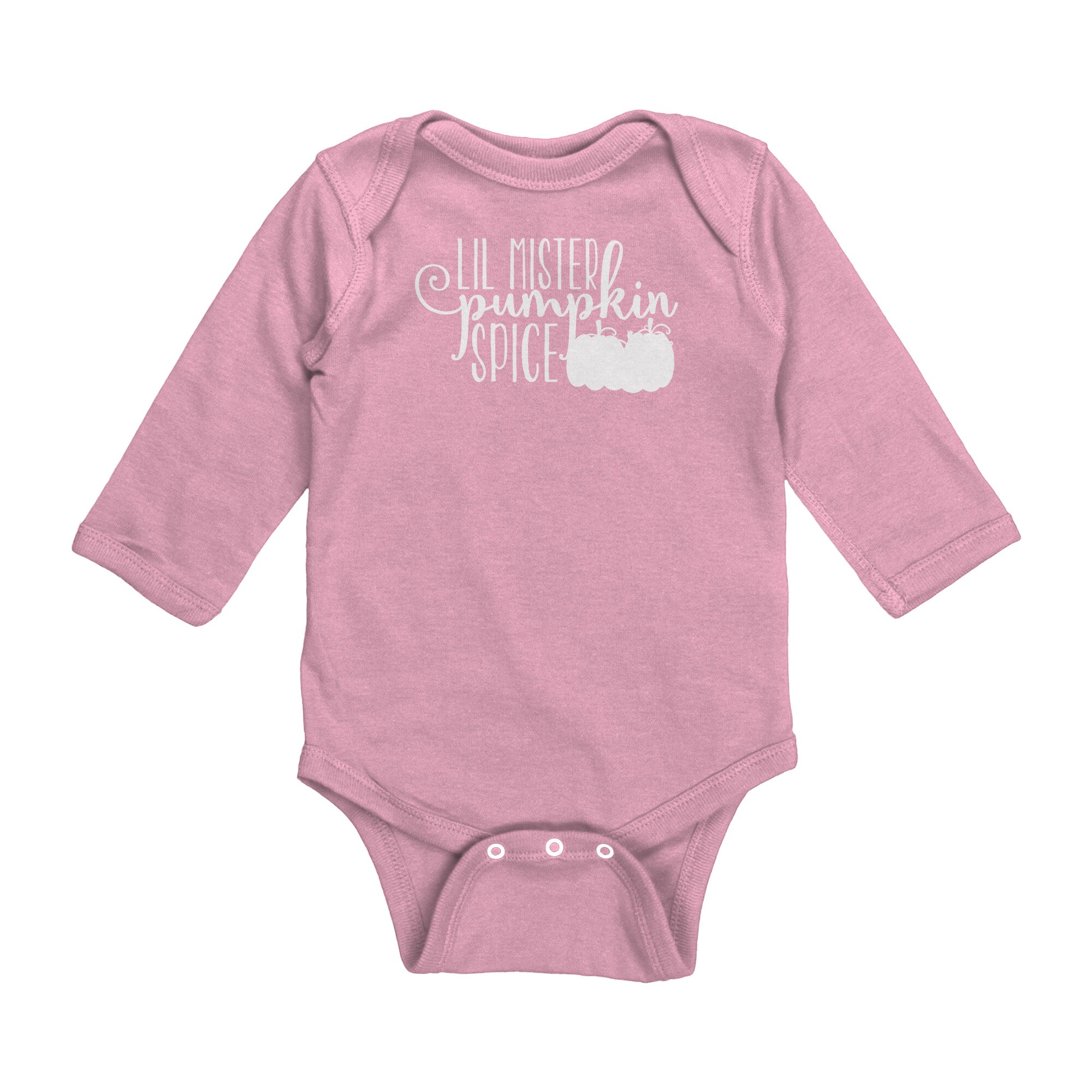 Lil Mister Pumpkin Spice Long Sleeve Baby Bodysuit