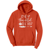 One Thankful Teacher Hoodie
