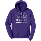 One Thankful Teacher Hoodie